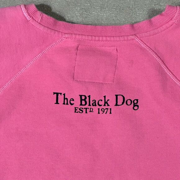 The Black Dog Classic Crewneck Sweatshirt Medium Pink Martha's Vineyard Preppy - Picture 10 of 10